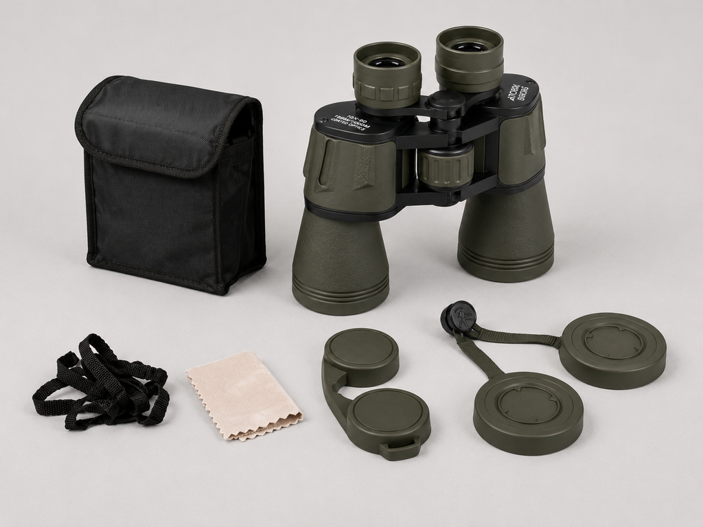 Militärisches Jagdfernglas mit Zoomoptik 20x50